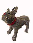 Ancizar Marin Sculptures  Ancizar Marin Sculptures  Standing Frenchie (Paint Splat Style)